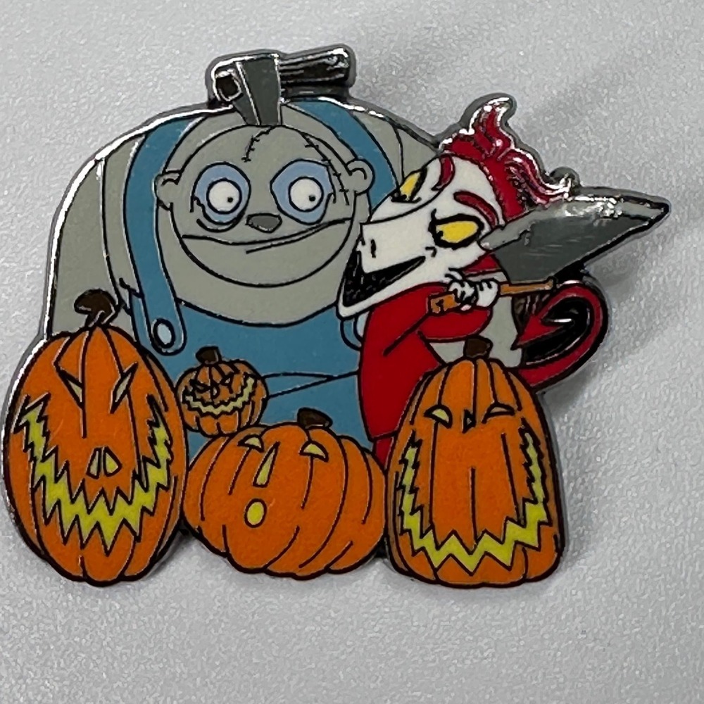 BEHEMOTH & LOCK Nightmare Before Christmas Disney Pin 2010 Jack O Lanterns NEW
